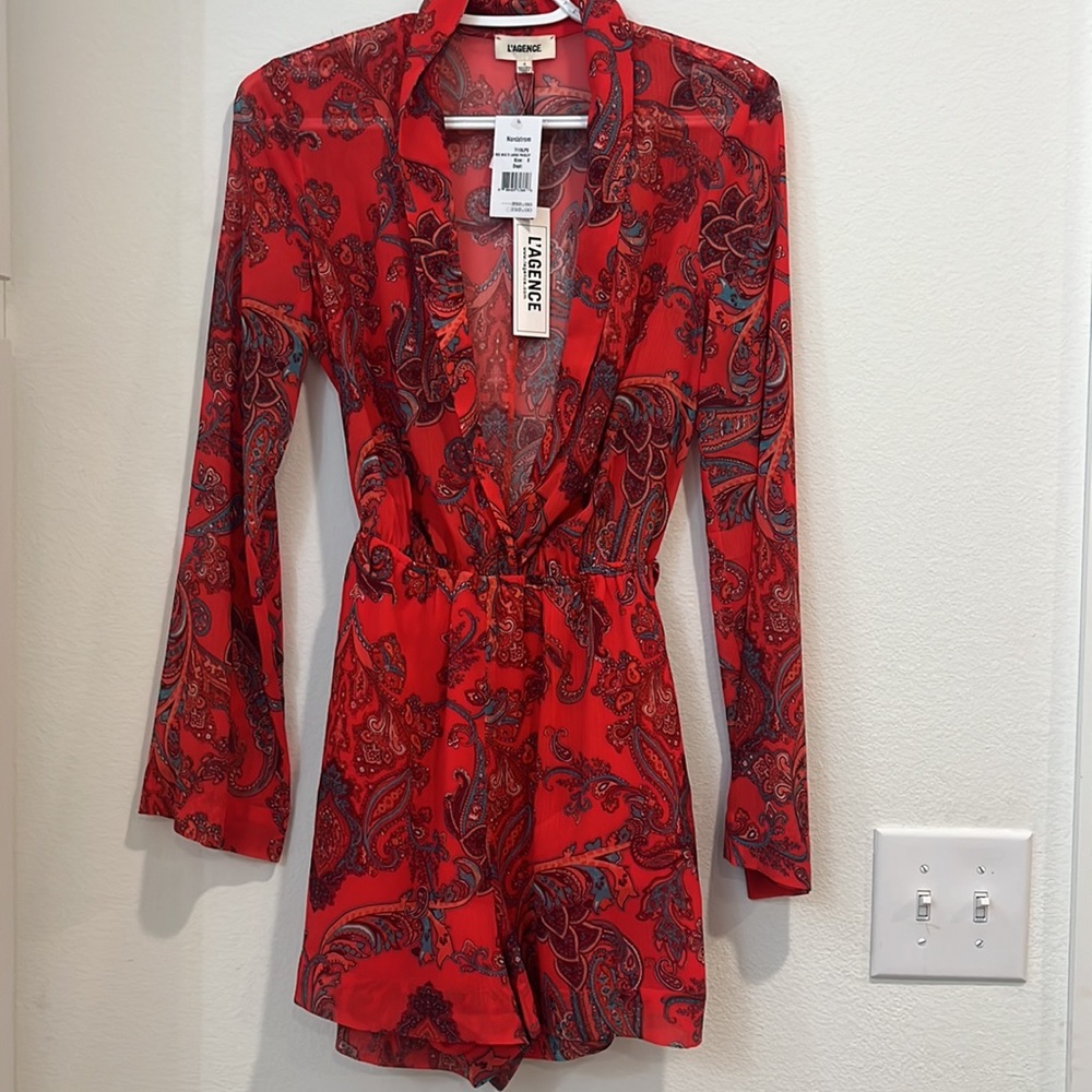 L'AGENCE  Paisley romper - Picture 3 of 3